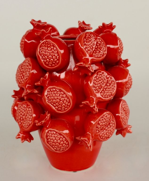 Pomegranate Ceramic Vase